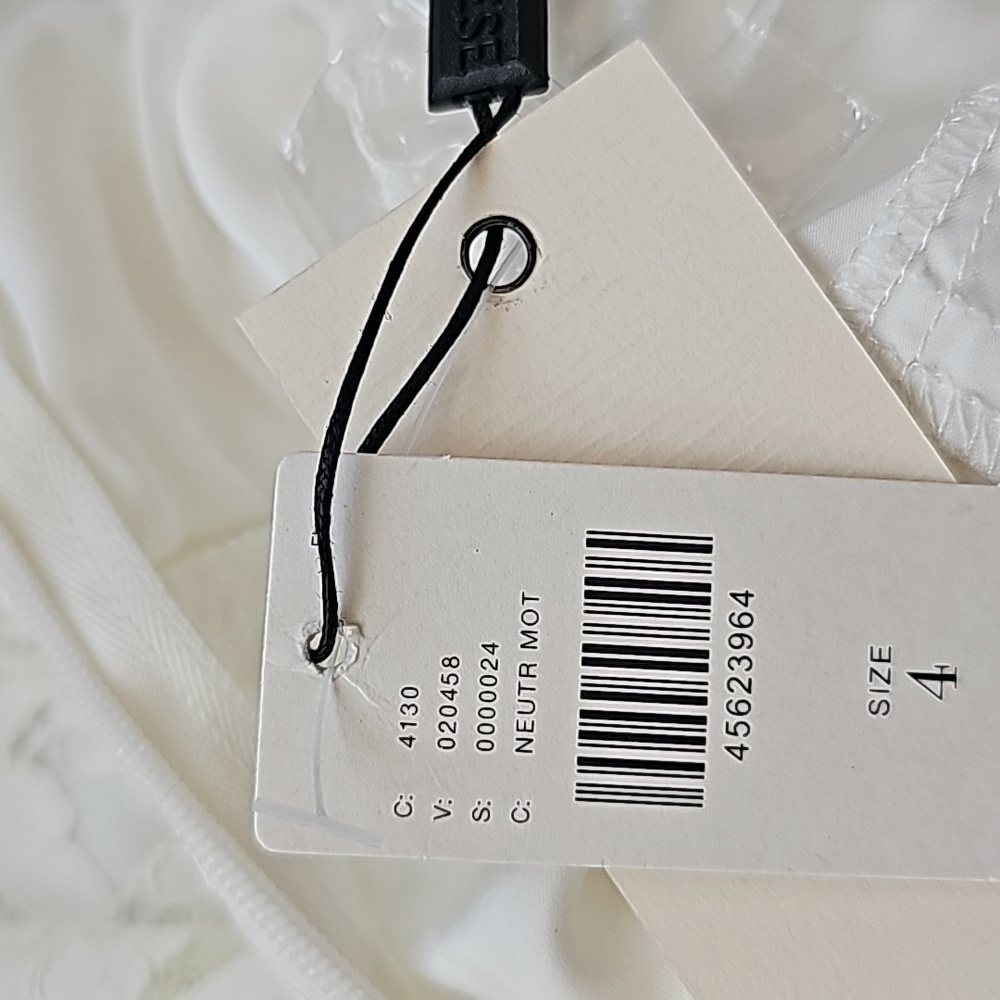 NWT Anthropologie Tracy Reese White Lace Dress - Size 4 - New and Stunning - Picture 7 of 7